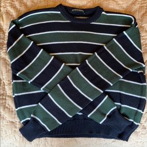 Never worn brandy stripped sweater